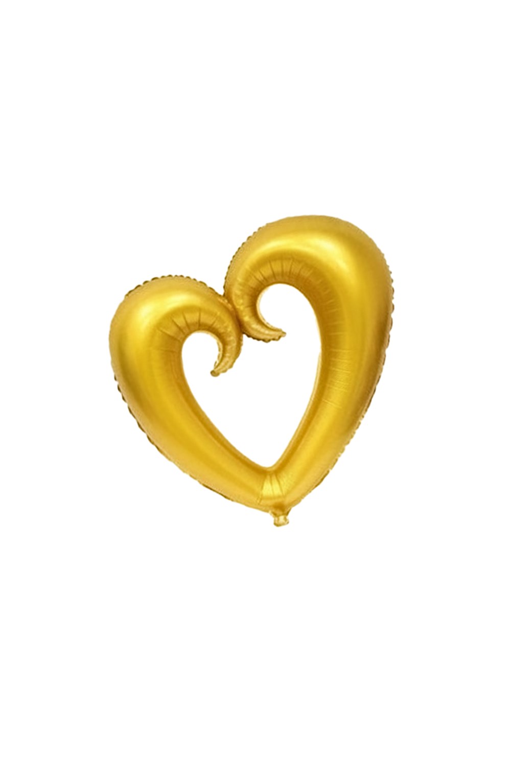 Gold Parçalı Kalp Orta Folyo Balon 60cmPartistPSPST863