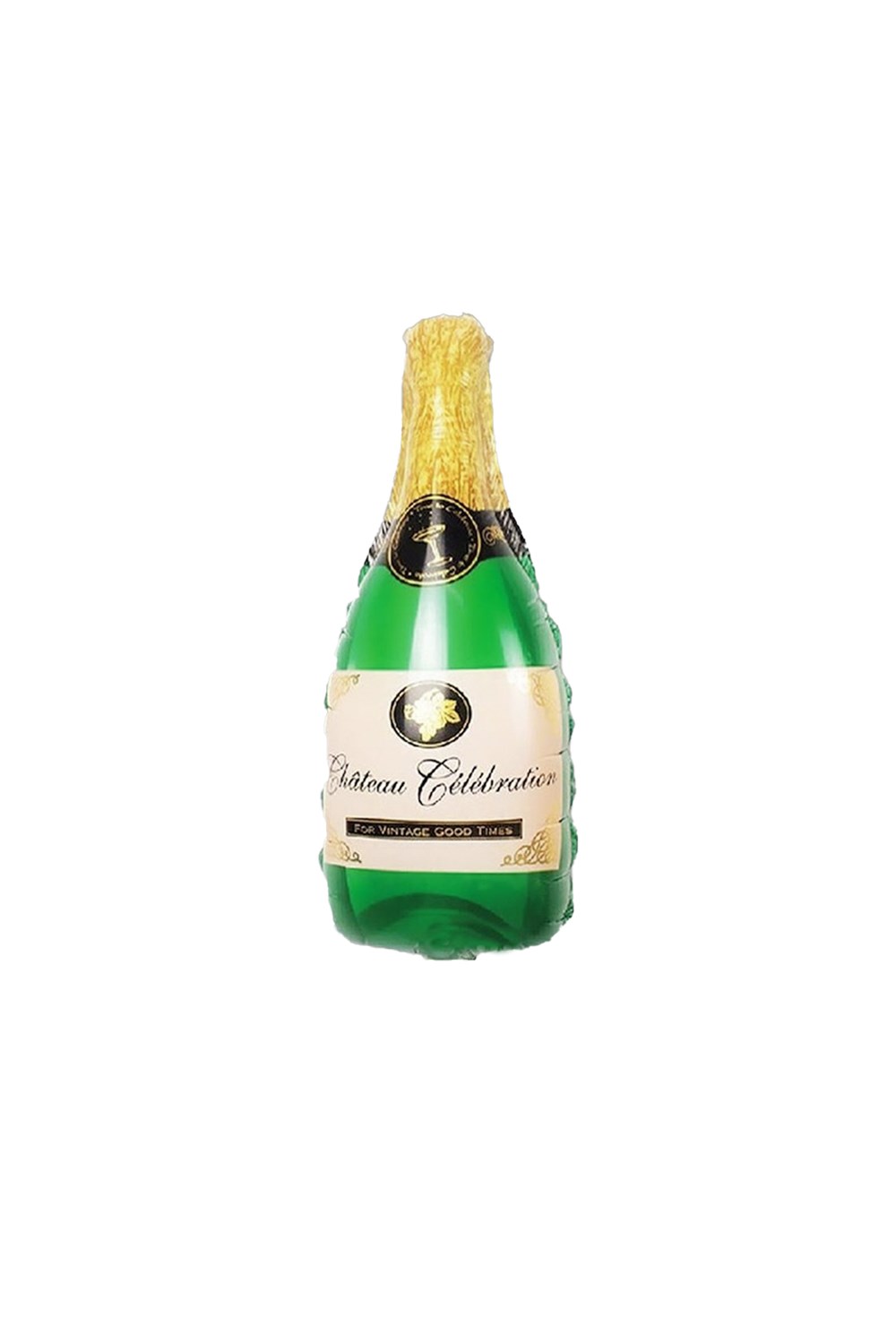Yeşil Şampanya Şişesi Folyo Balon 93x48