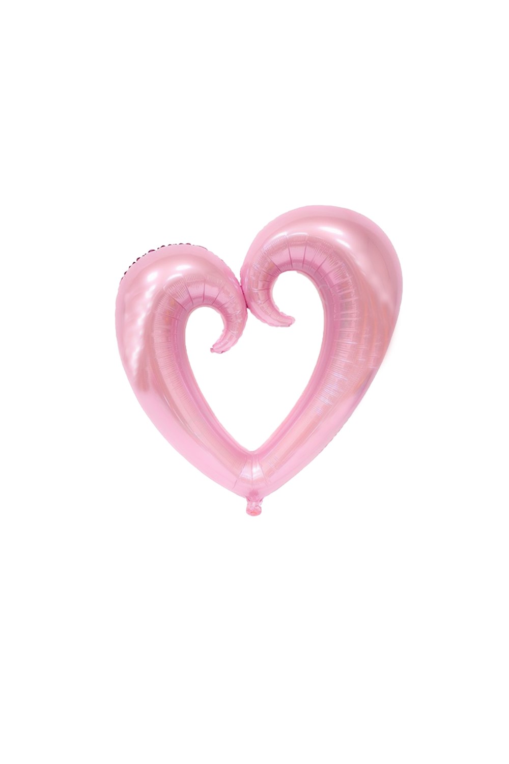 Pembe Parçalı Kalp Orta Folyo Balon 60cmPartistPSPST866