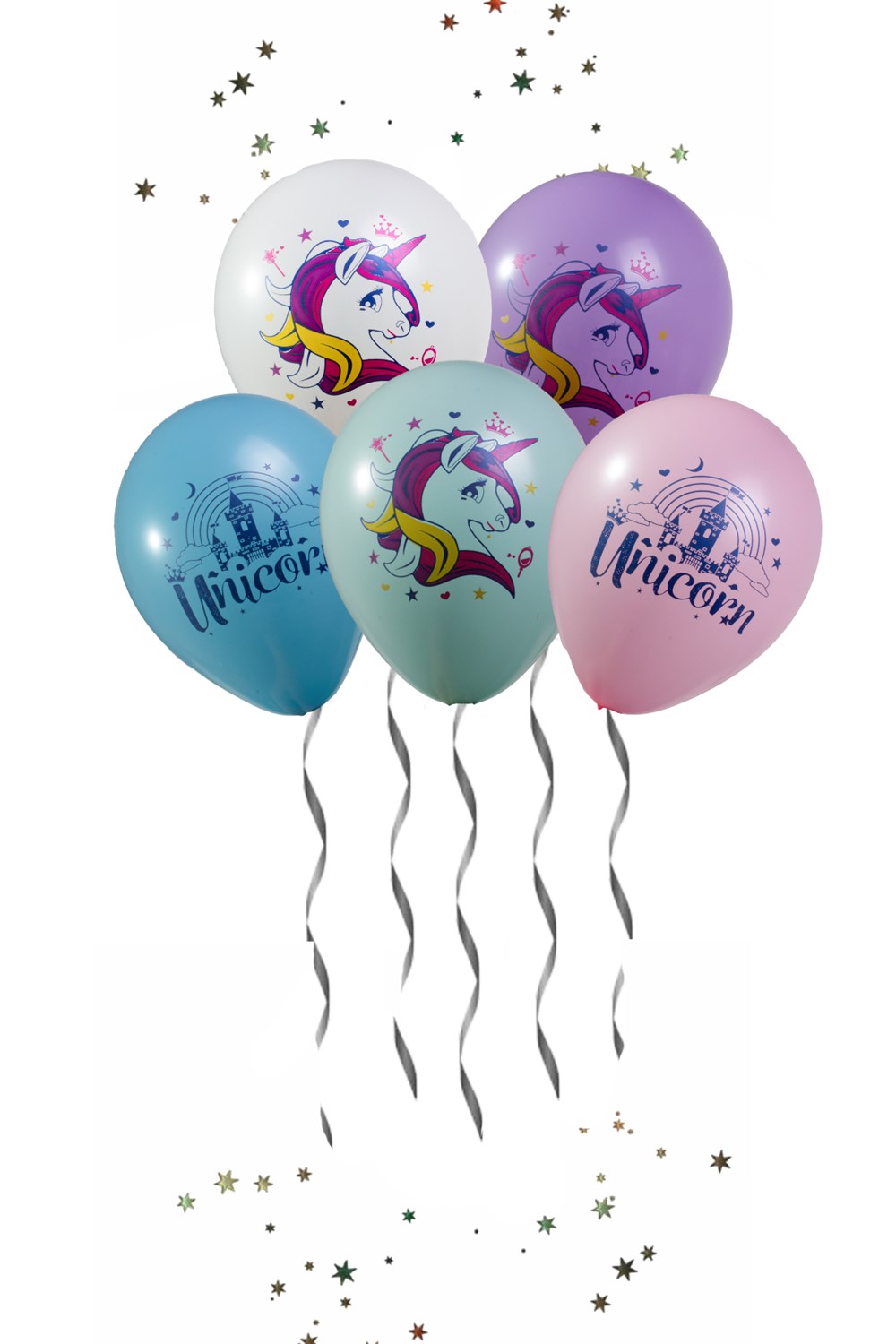 Unicorn Temalı Lisanslı Balon 10lu