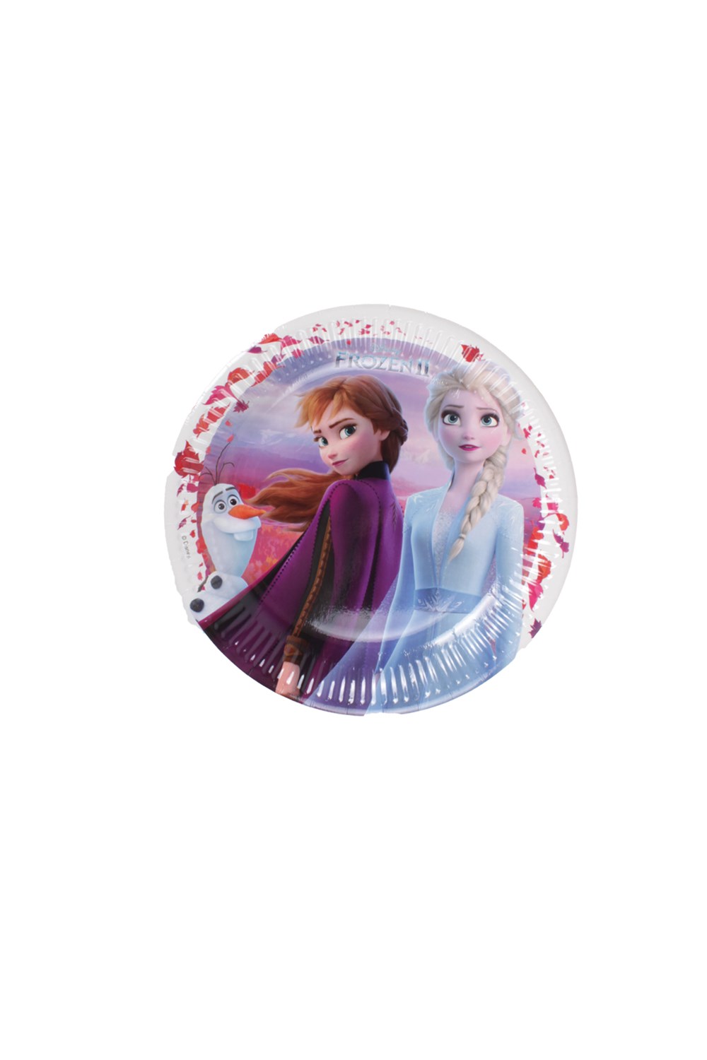 Frozen Elsa Karlar Ülkesi Karton Tabak 8li 23cm